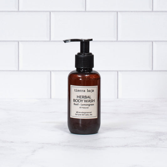 Herbal Liquid Soap with Basil and Lemongrass