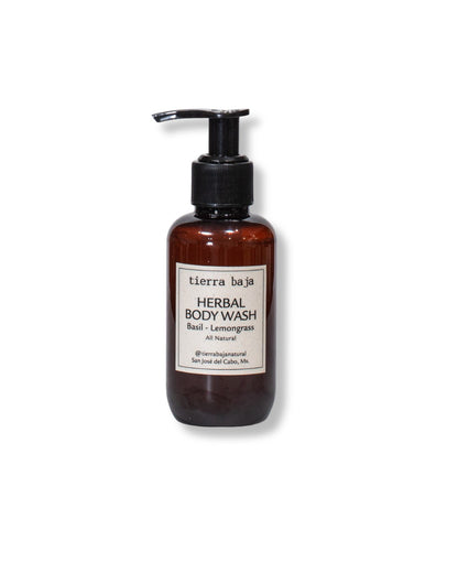 Herbal Liquid Soap with Basil and Lemongrass