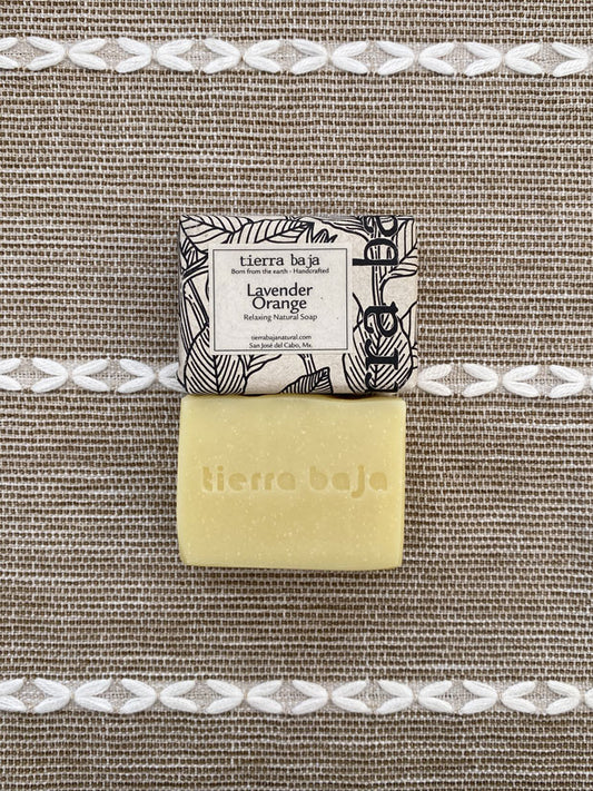Relaxing Natural Soap with Lavender and Orange